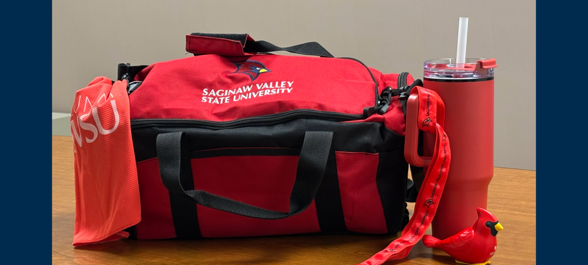 SVSU duffel bag