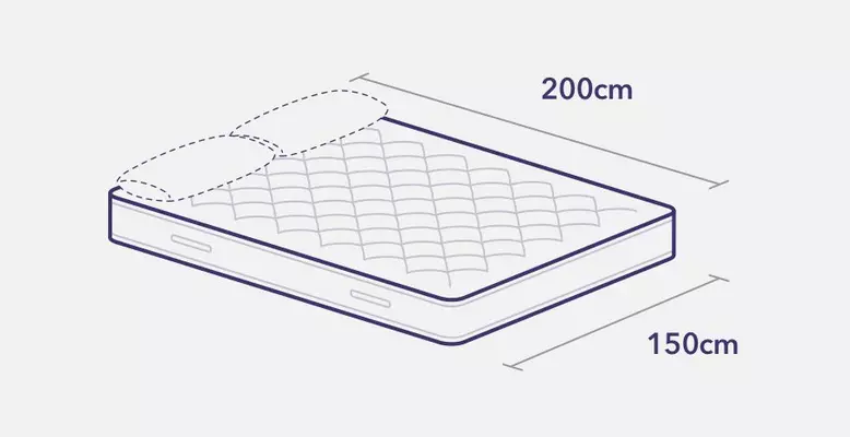 a drawing of a mattress a drawing of a mattress