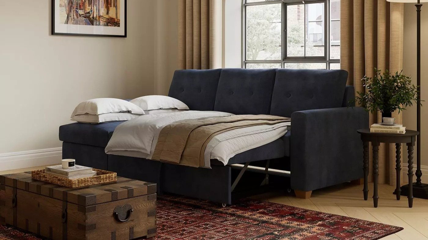 a couch in a room a couch in a room