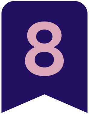 8 year cover shield icon 8 year cover shield icon
