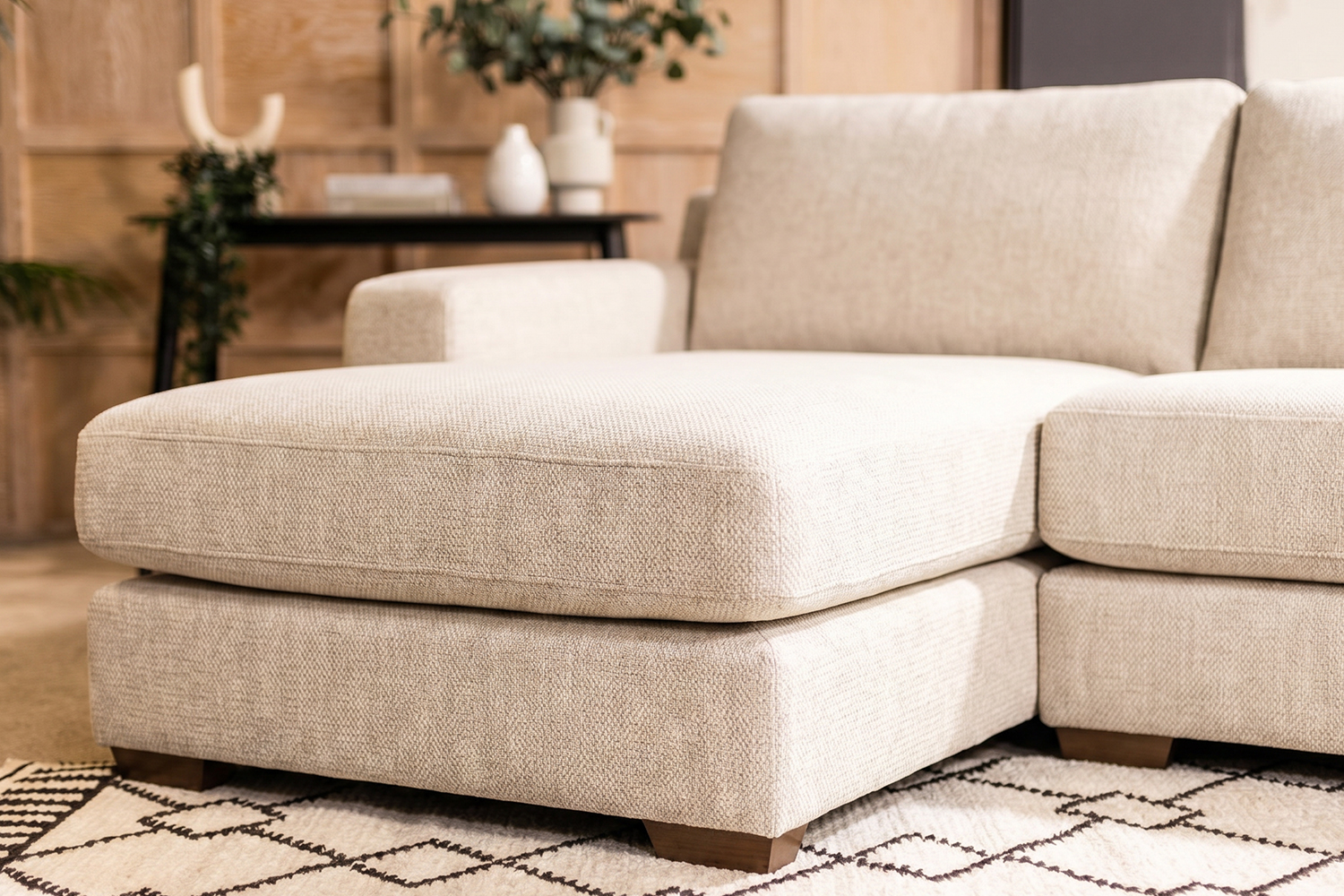 Cream Milan chaise sofa Cream Milan chaise sofa