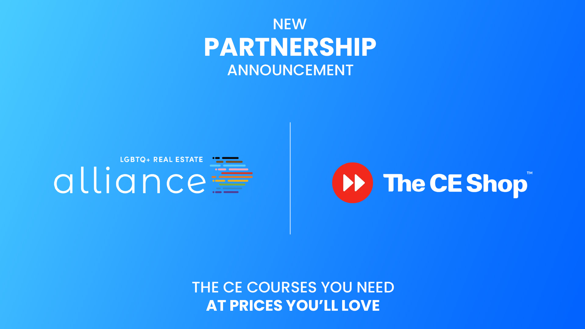 The CE Shop — Alliance members get 35% off real estate CE and licensing courses