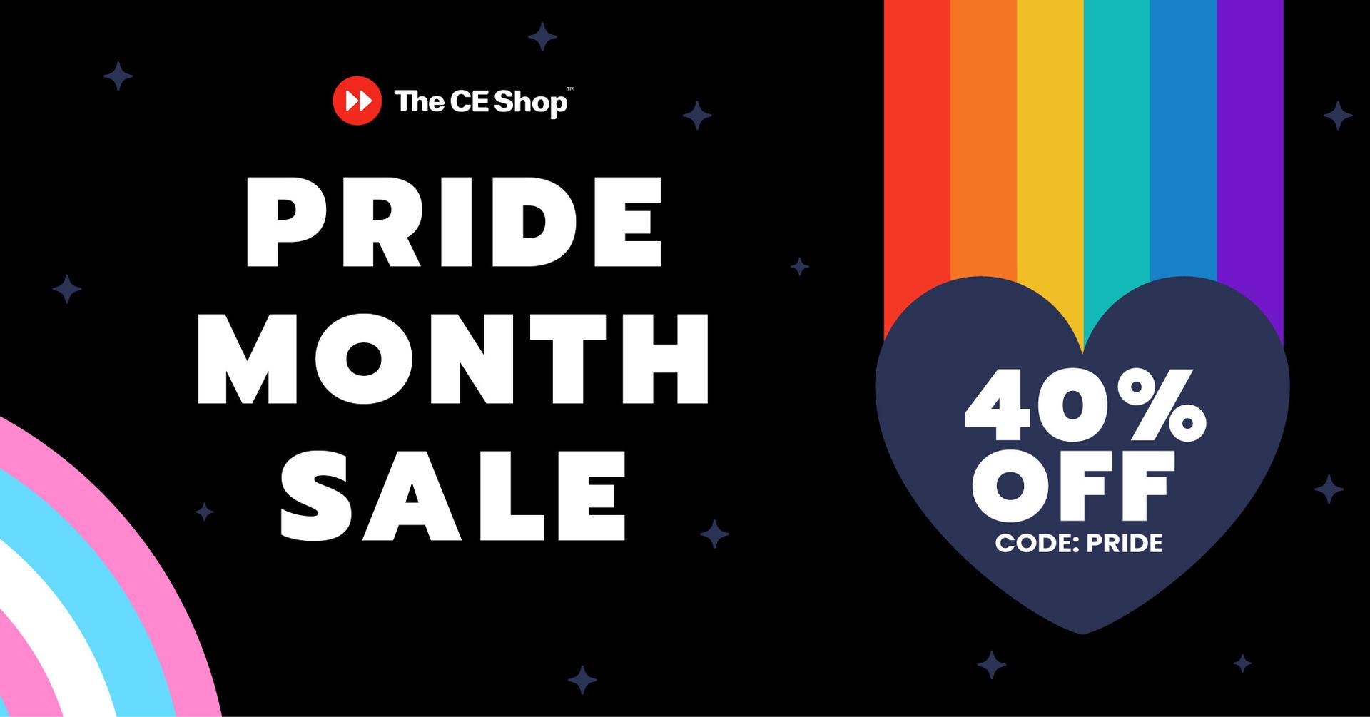 The CE Shop — Pride Month Sale, 40% off with code PRIDE