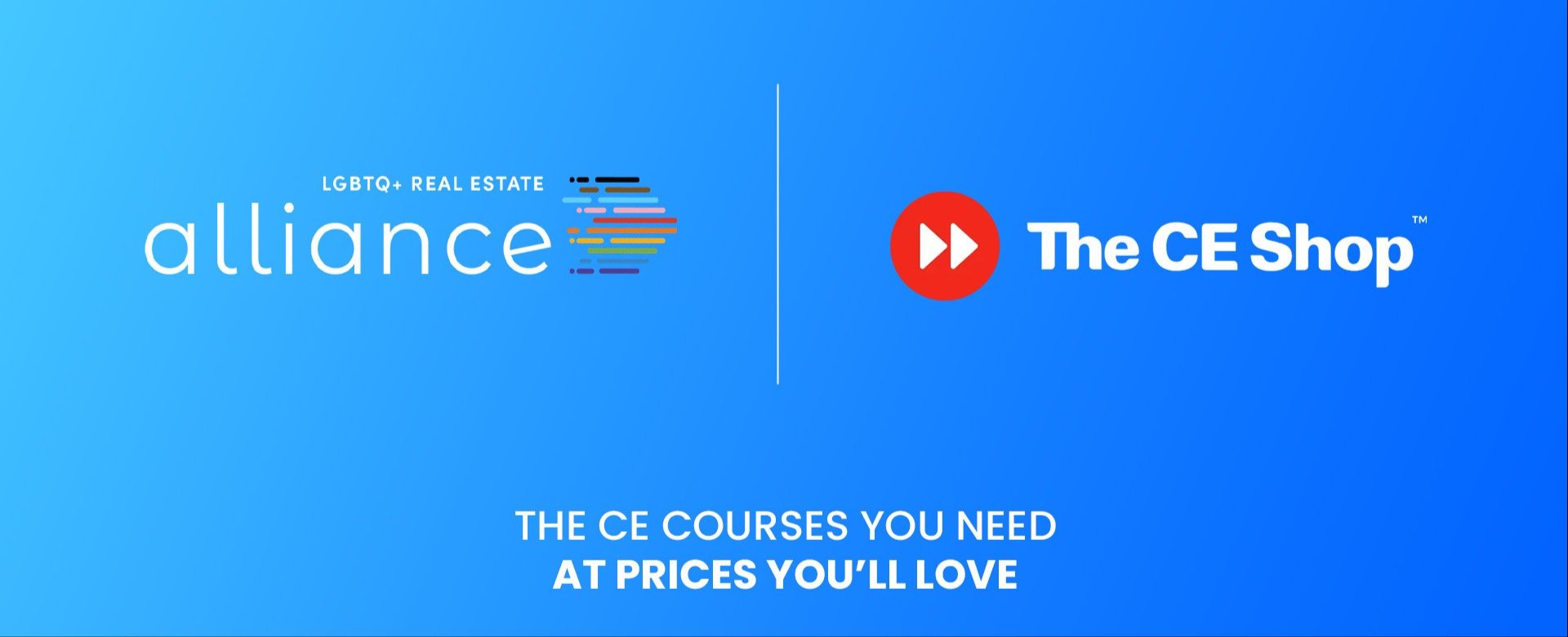 a blue background with white text