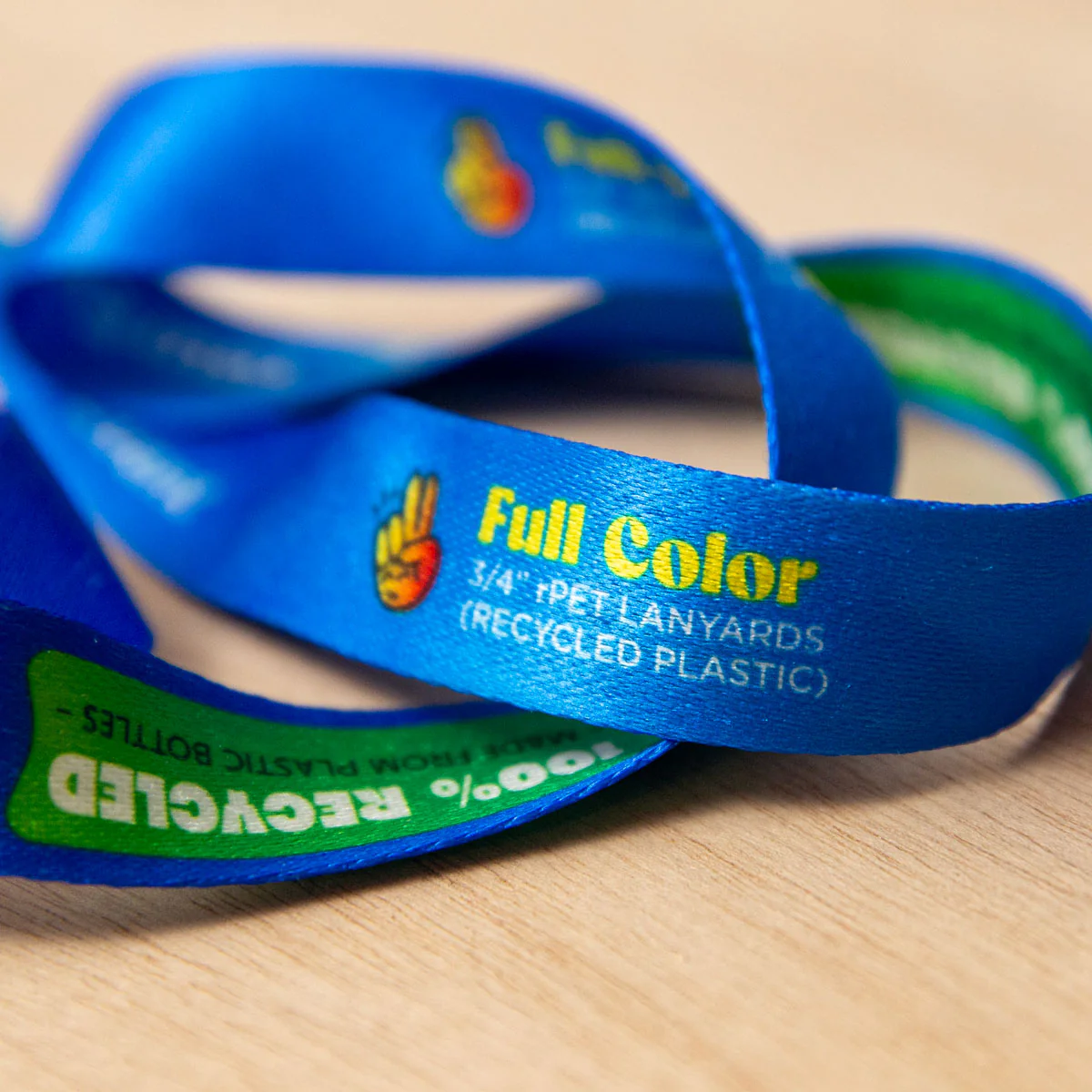 rPET (Recycled Plastic) Event Lanyard
