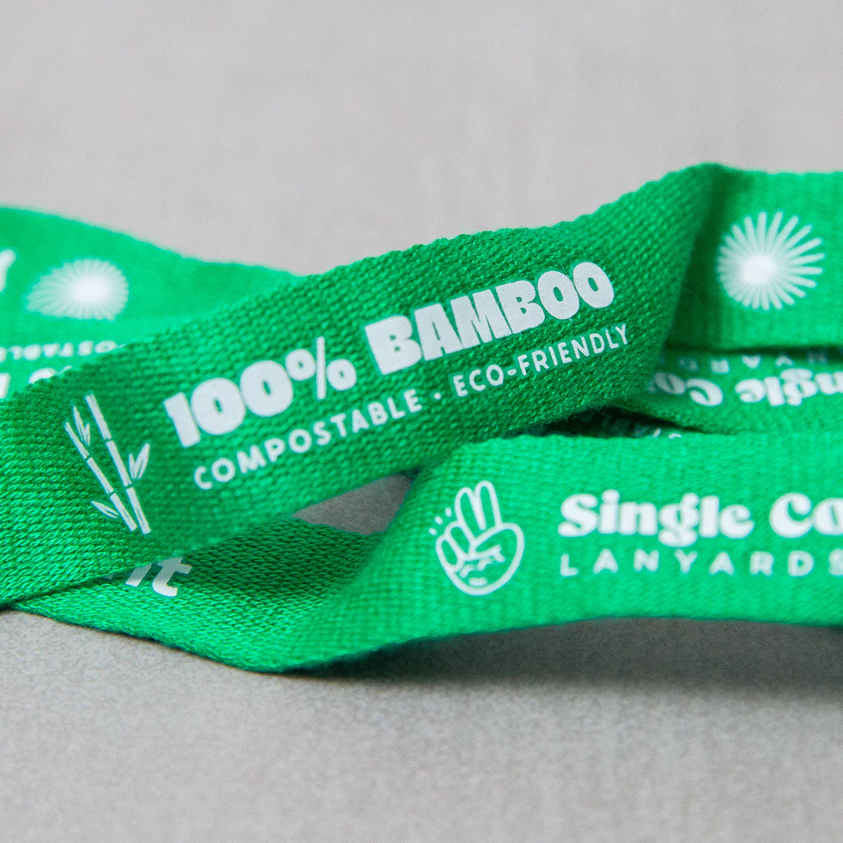 Bamboo Event Lanyard