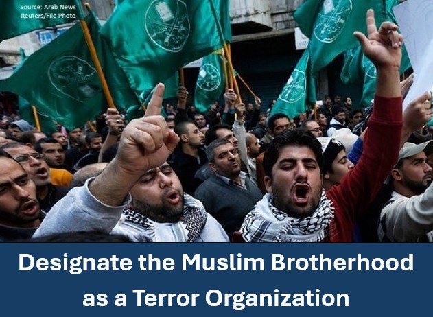 Designate MB as a Terror Org