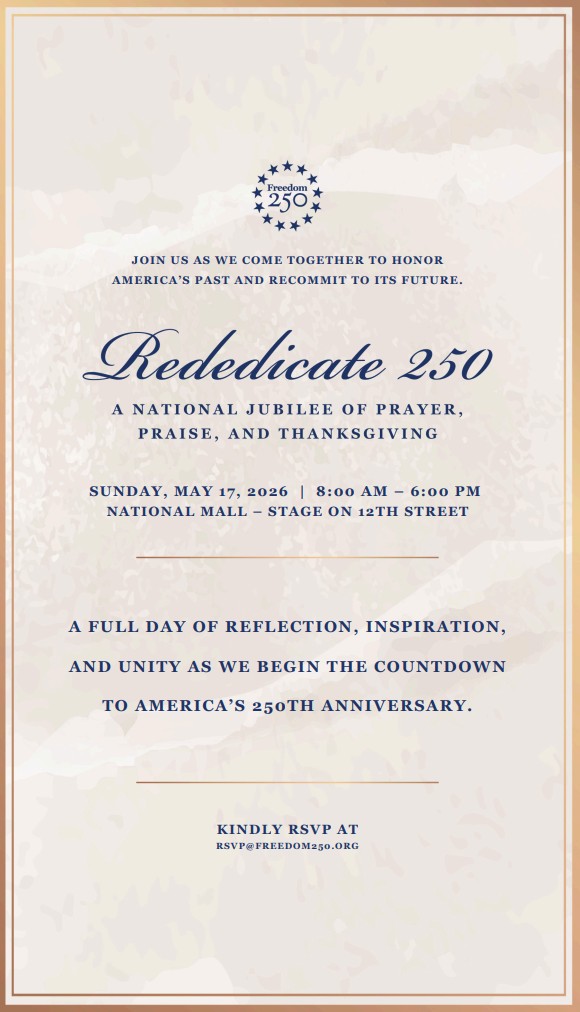 Rededication Invitation