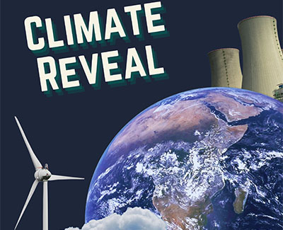 Logo for Climate Reveal podcast