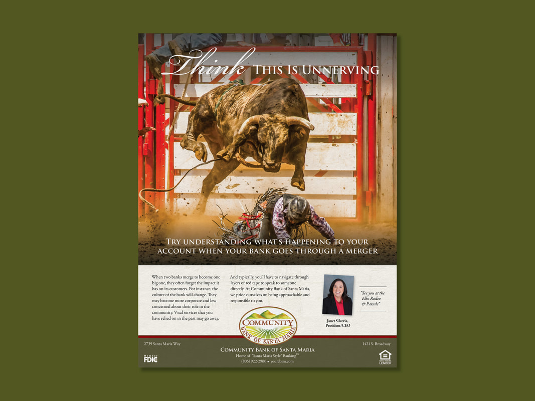 Community Bank of Santa Maria Print Ad