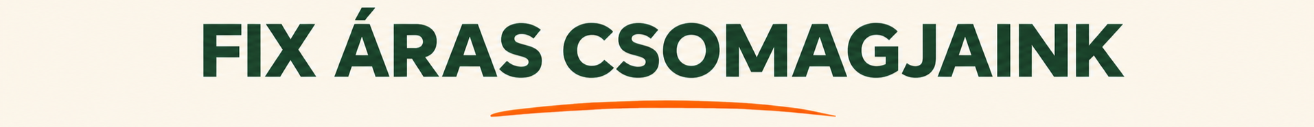 Fix áras csomagok
