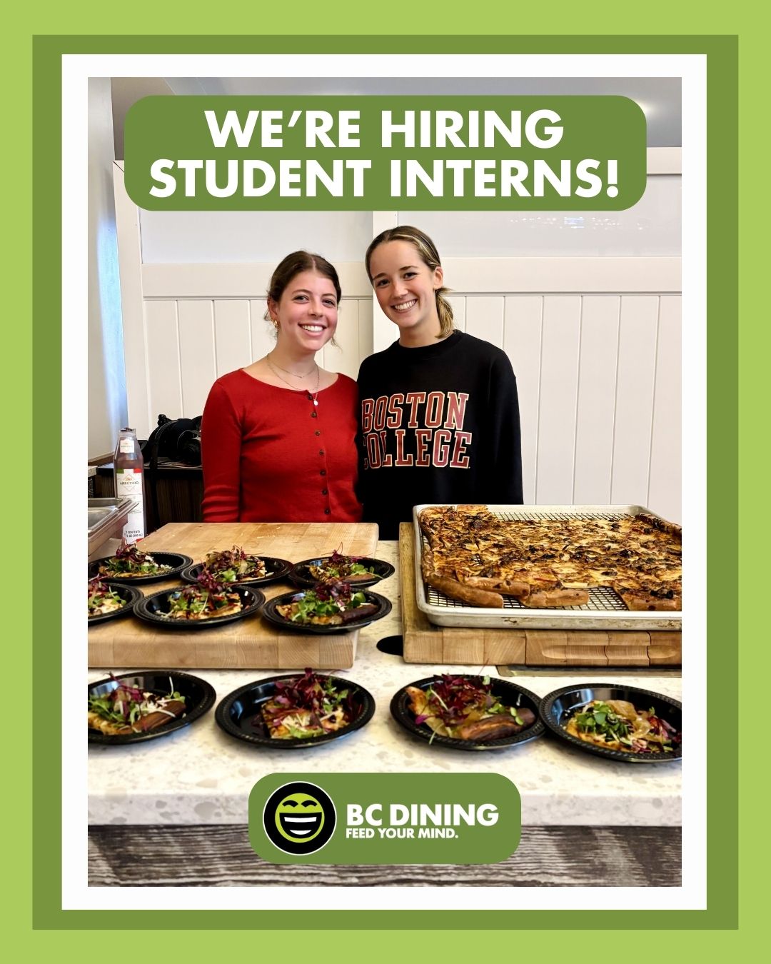 hiring interns flyer