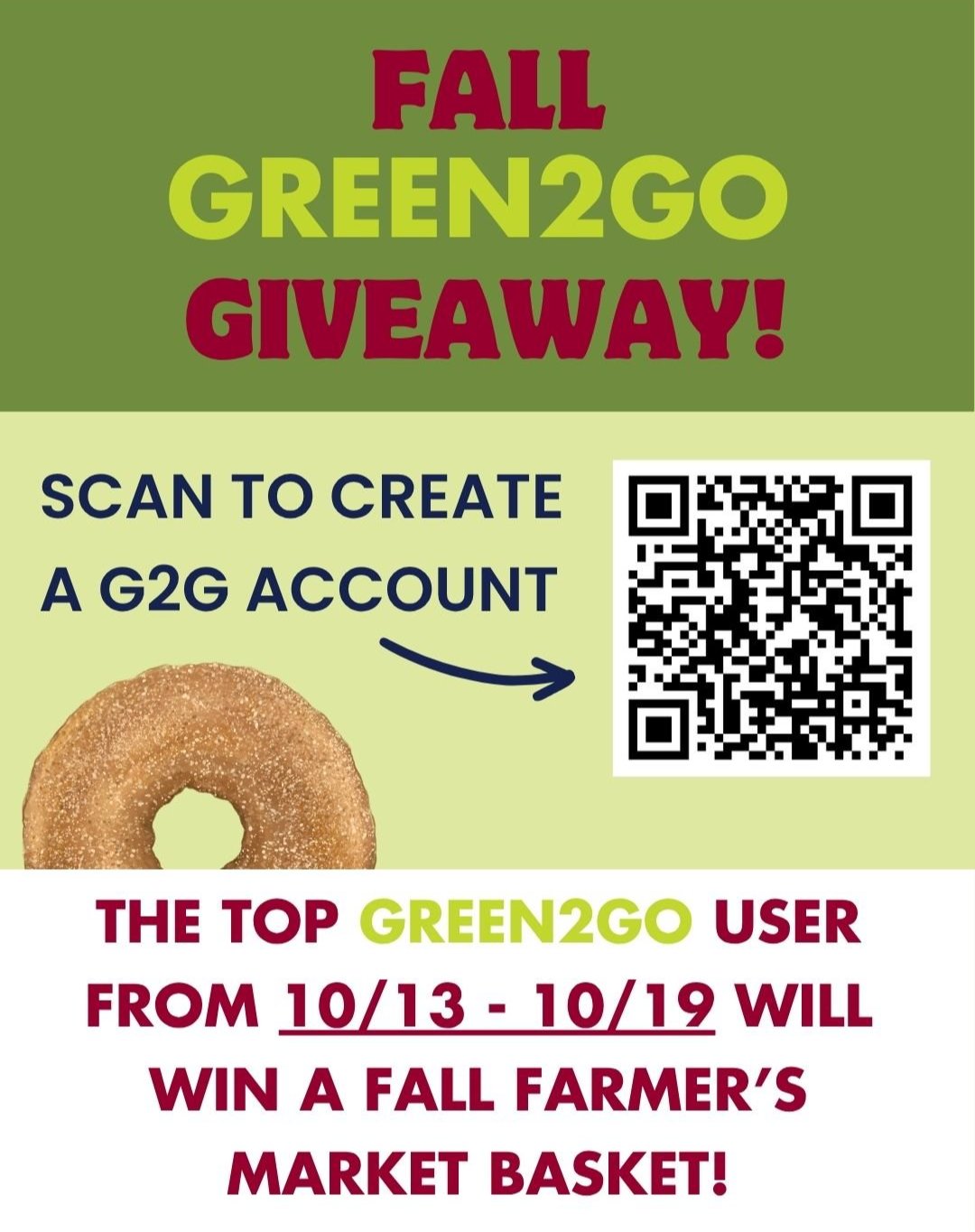 G2G giveaway graphic