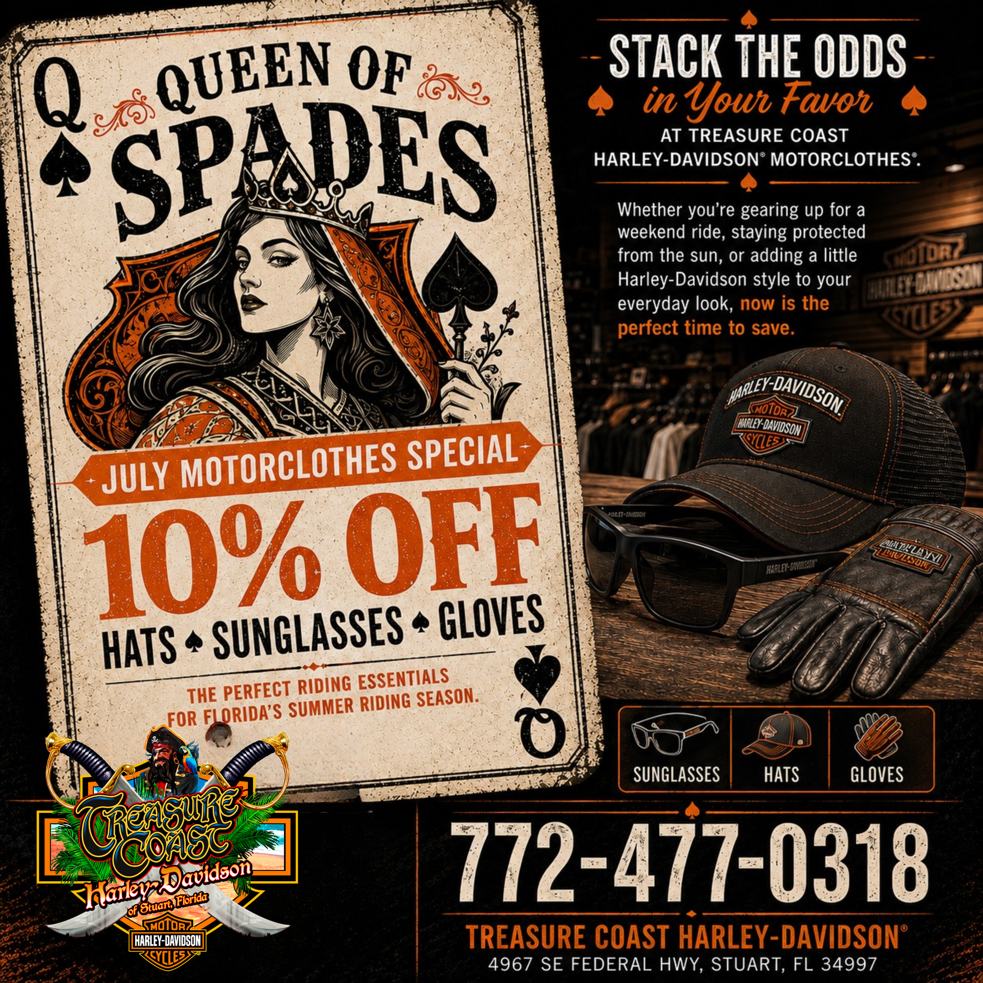 10% Off Hats, Sunglasses, and Gloves