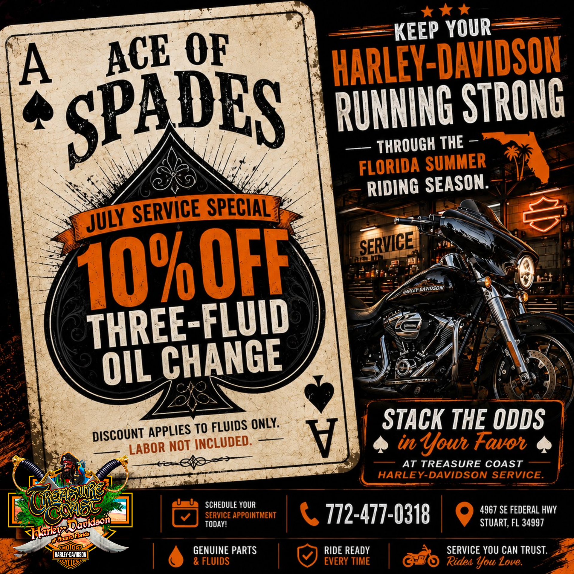 10% Off Three Fluid Oil Change 