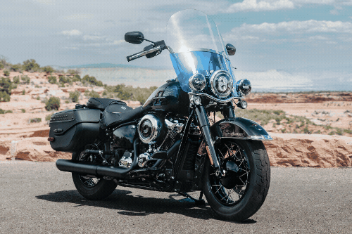 A Liberty Edition Heritage Classic Motorcycle