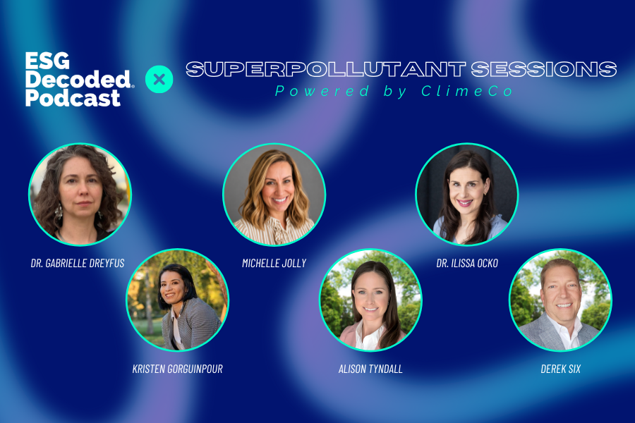 Image with ESG Decoded Guests Headshots, Name, & Titles
