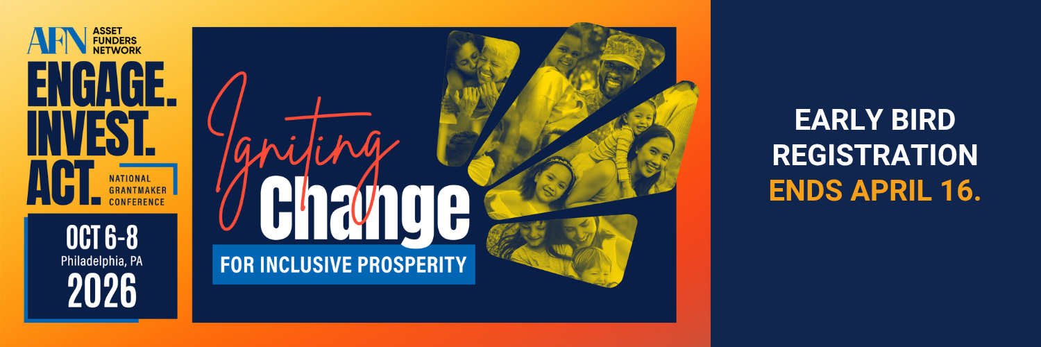 AFN 2026 National Grantmaker Conference, Oct.6-8, 2026. Early Bird Registration Opens in March (March 1 for Members, March 16 for non-members)