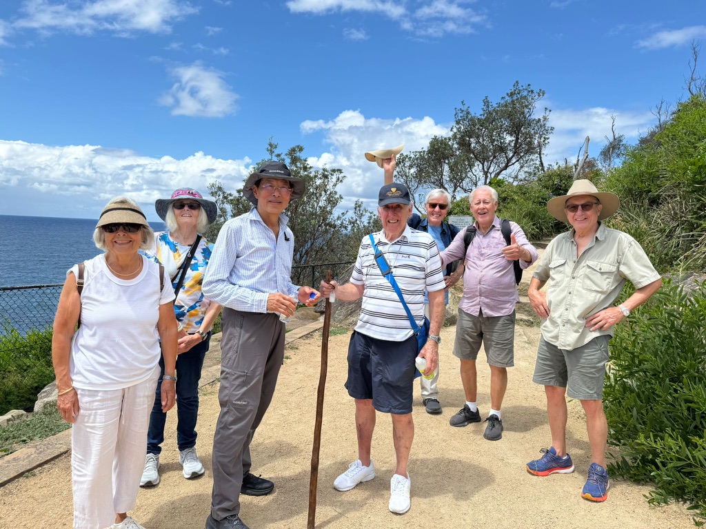 Walkers on Dee Why Cliff