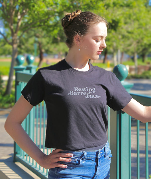Resting Barre Face Crop Tee