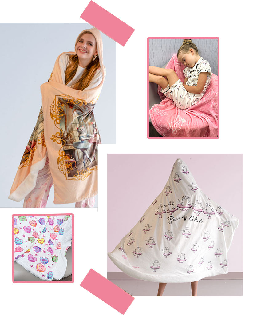 Covet Dance Hooded Blankets