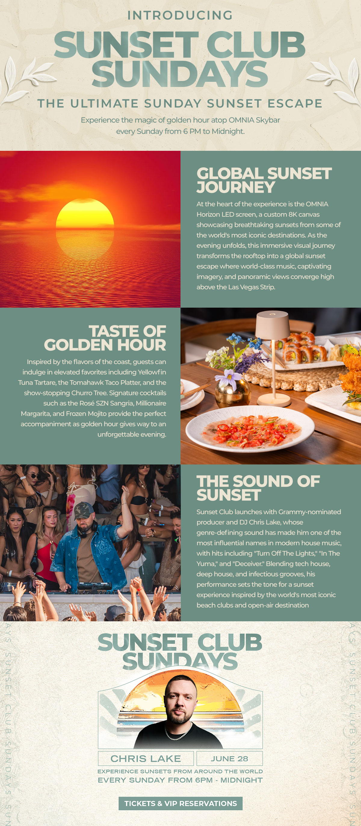 Sunset Club Sundays