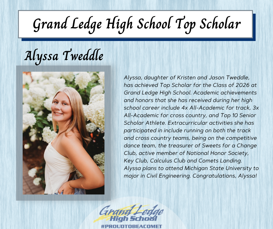 Top Scholar Alyssa Tweddle