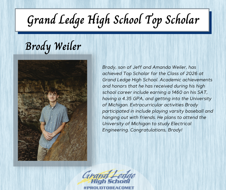 Top Scholar Brody Weiler