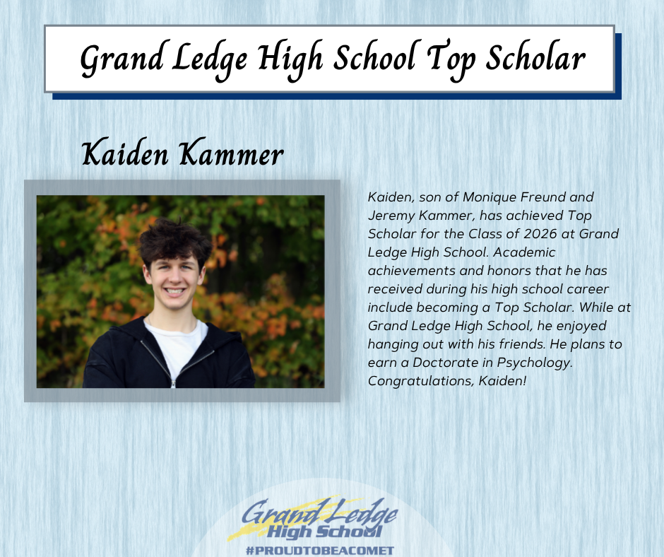 Top Scholar Kaiden Kammer