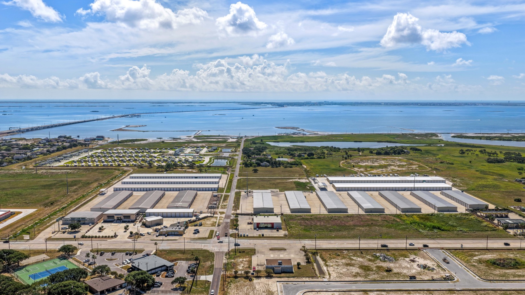 RV Boat Storage Facility Aerial View 