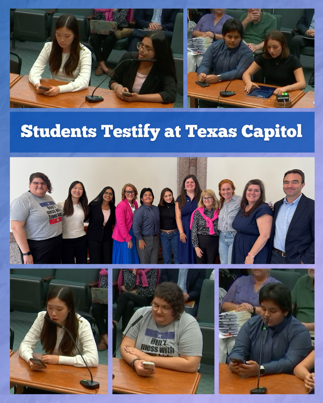 Students Testify at Texas Capitol