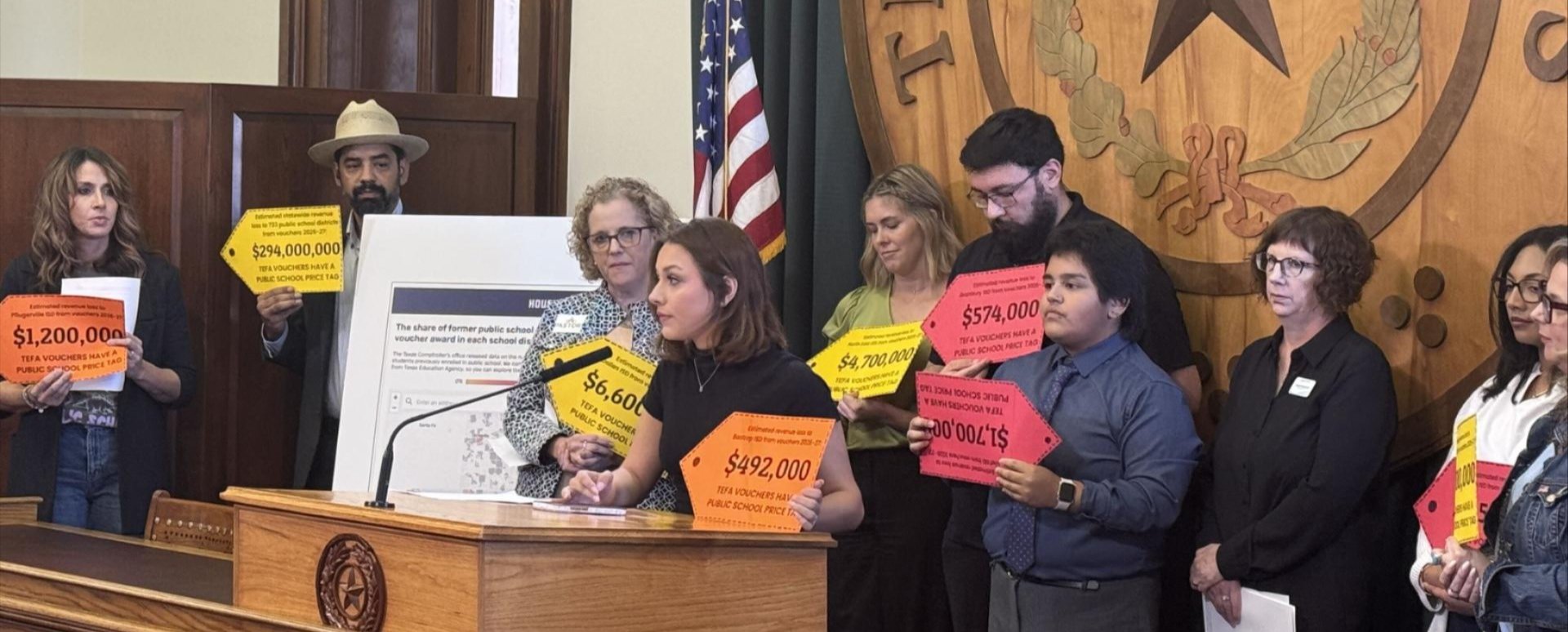 SEAT fellow Bailey discussed the harm of school voucher programs