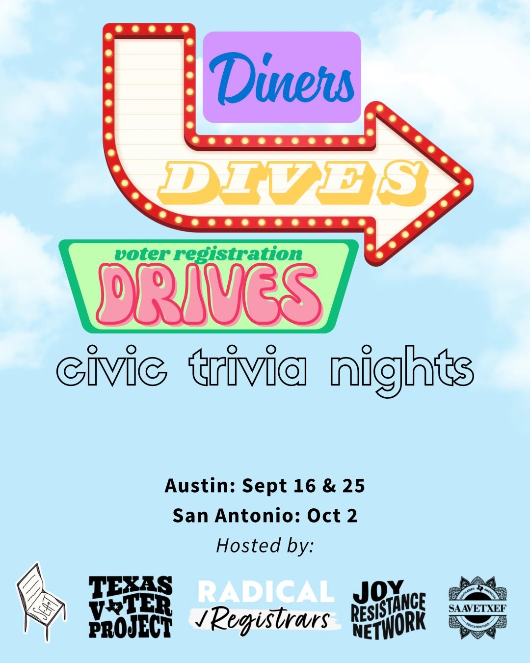 Diners, Dives, and Voter Registration Drives