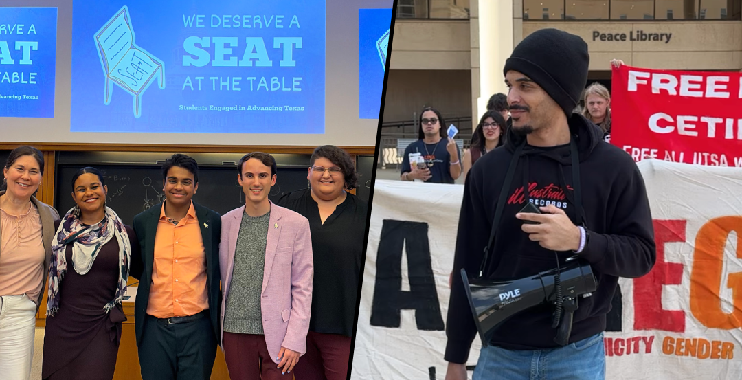 SEAT guest lectured at Harvard Law School and organized a demonstration at UT San Antonio