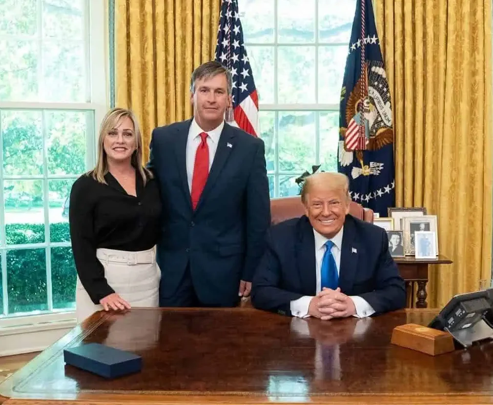 Rep. Barry Moore and President Trump