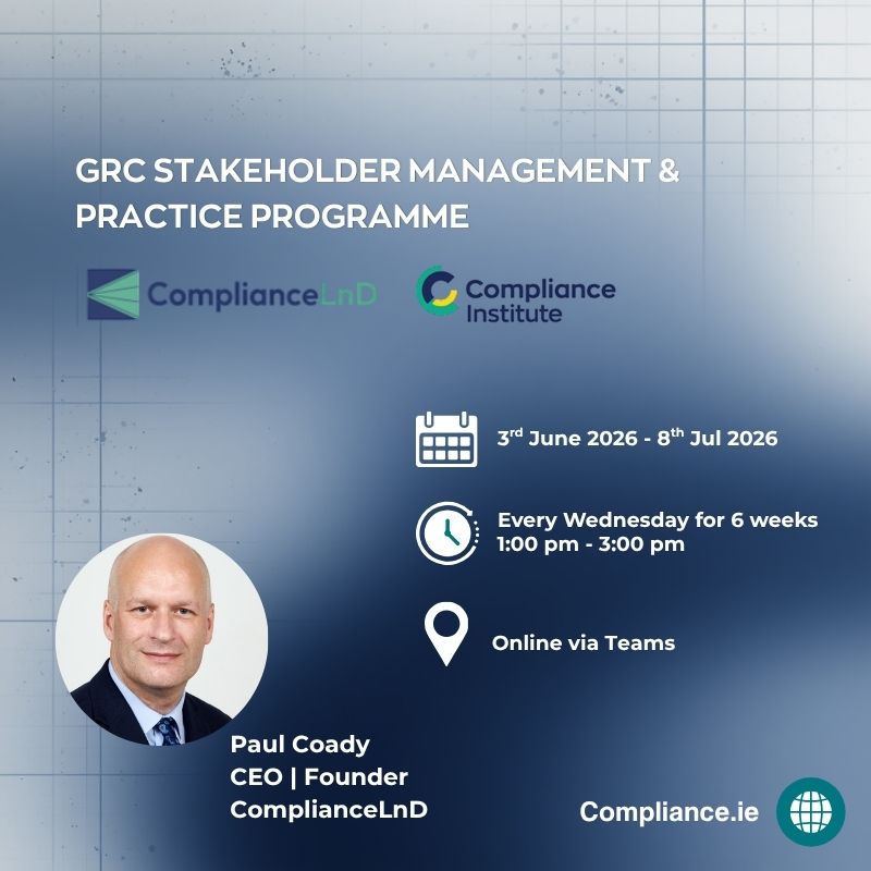 GRC Stakeholder Management and Practice Programme