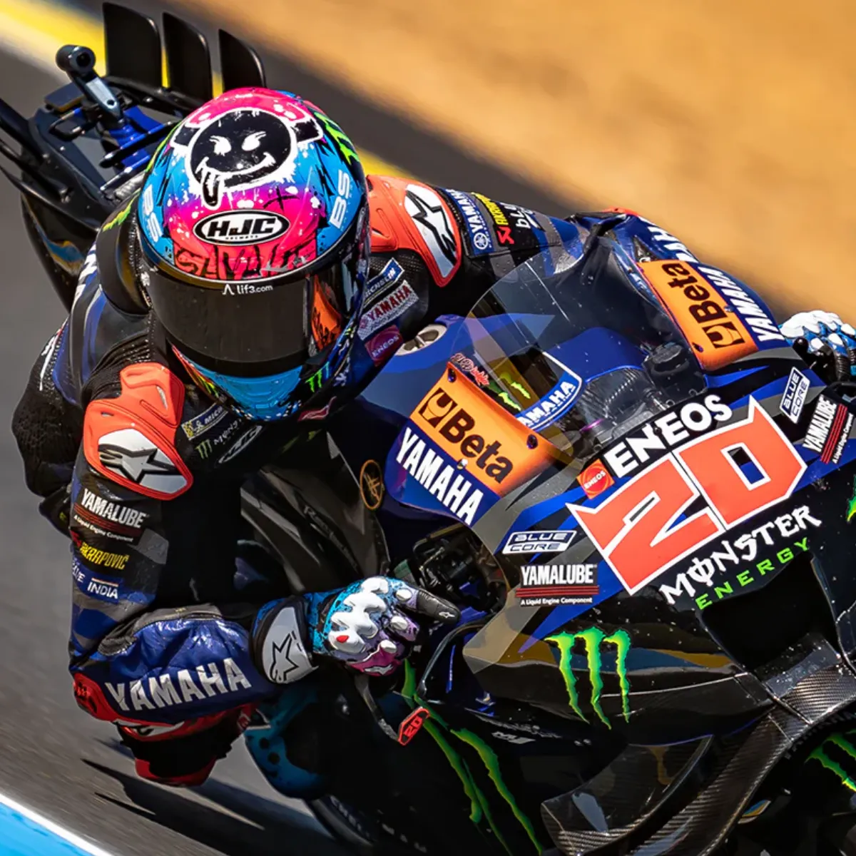 FaB MARKED プロモCF Capacete HJC RPHA 1 Fabio Quartararo Le Mans 2024 - Preto/Azul