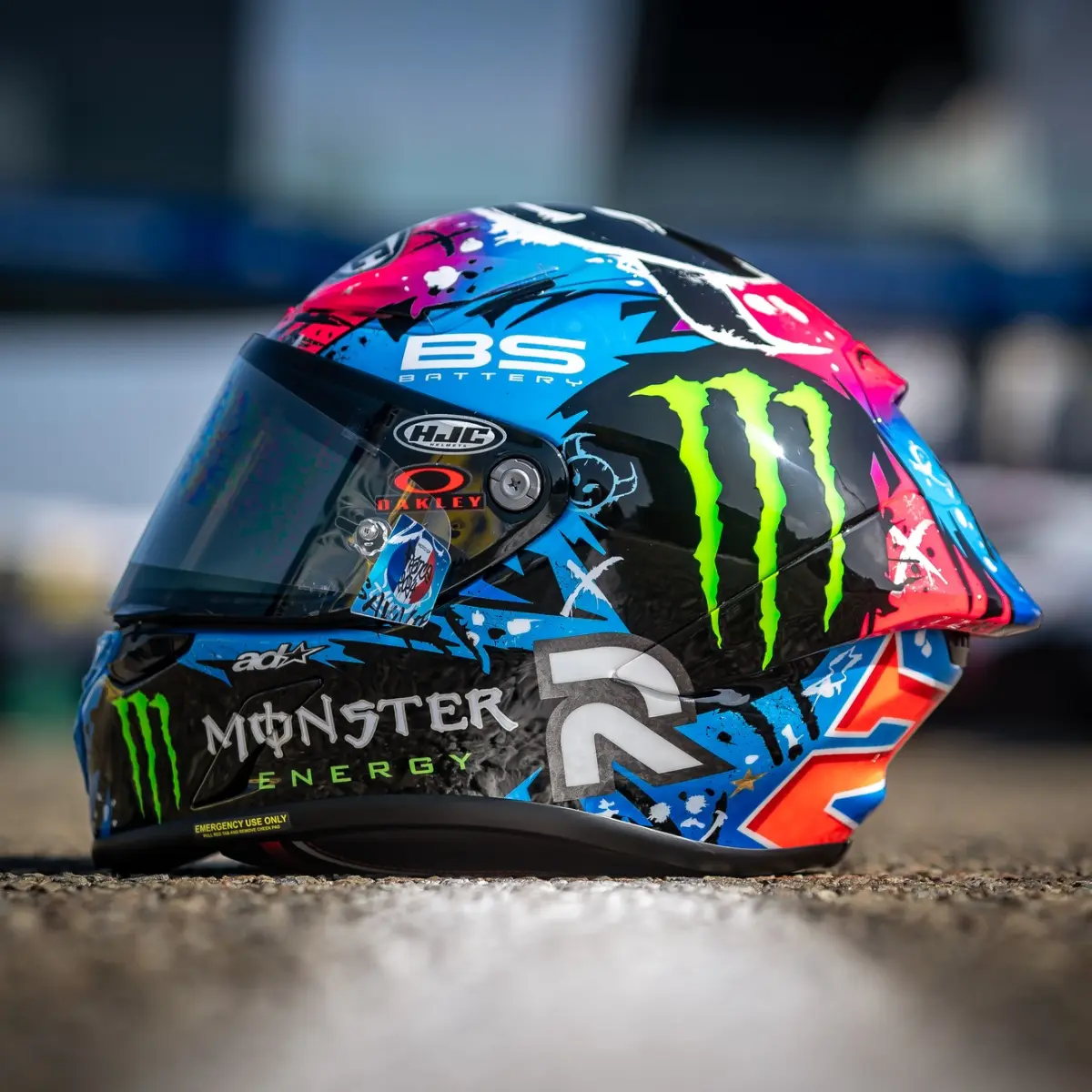 Capacete HJC RPHA 1 Fabio Quartararo Le Mans 2024 - Preto/Azul