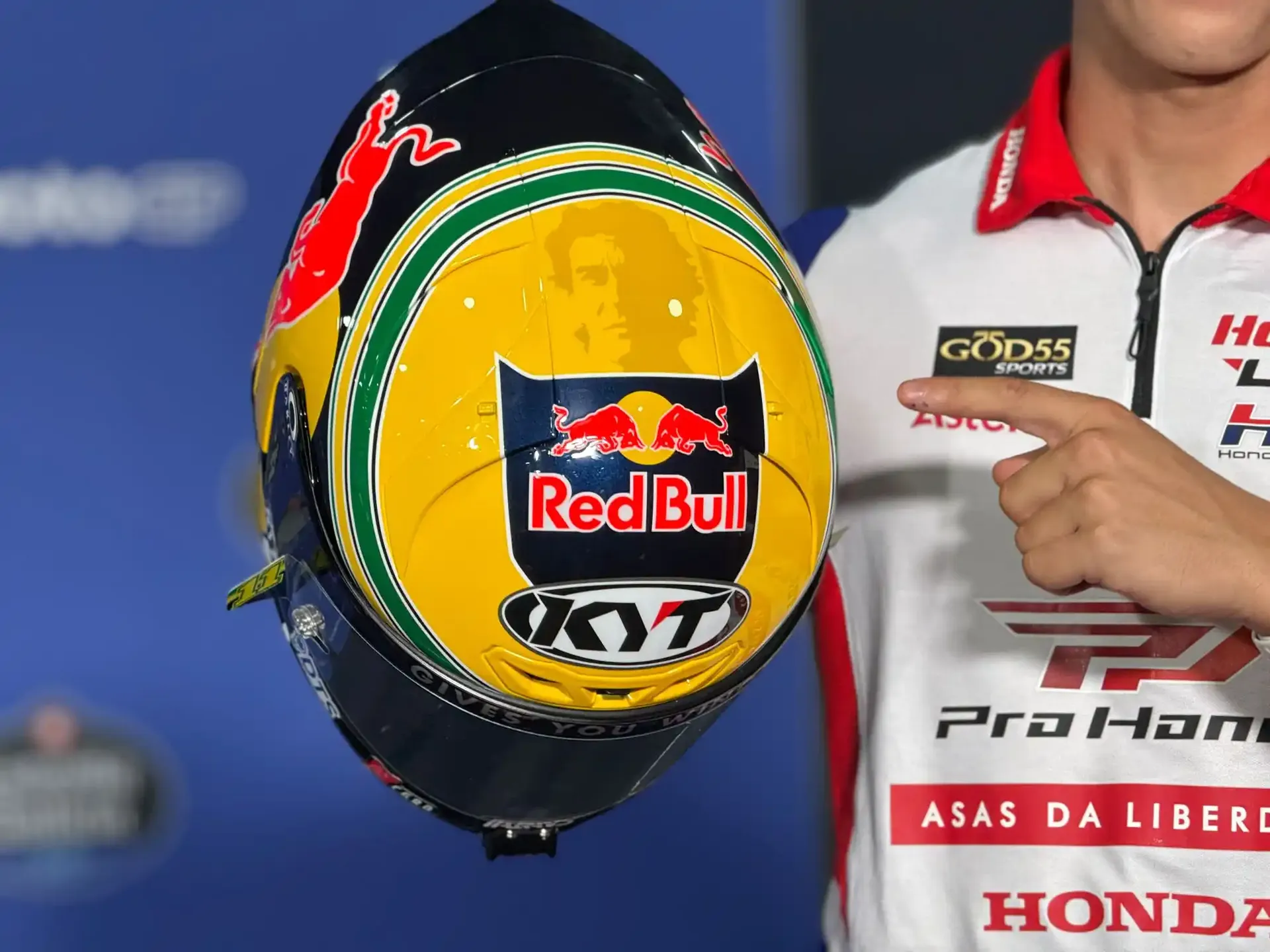 Novo Capacete de Diogo Moreira 2026 é divulgado Novo Capacete de Diogo Moreira 2026 é divulgado