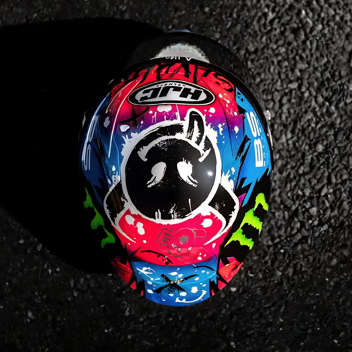 Capacete HJC RPHA 1 Fabio Quartararo Le Mans 2024 - Preto/Azul