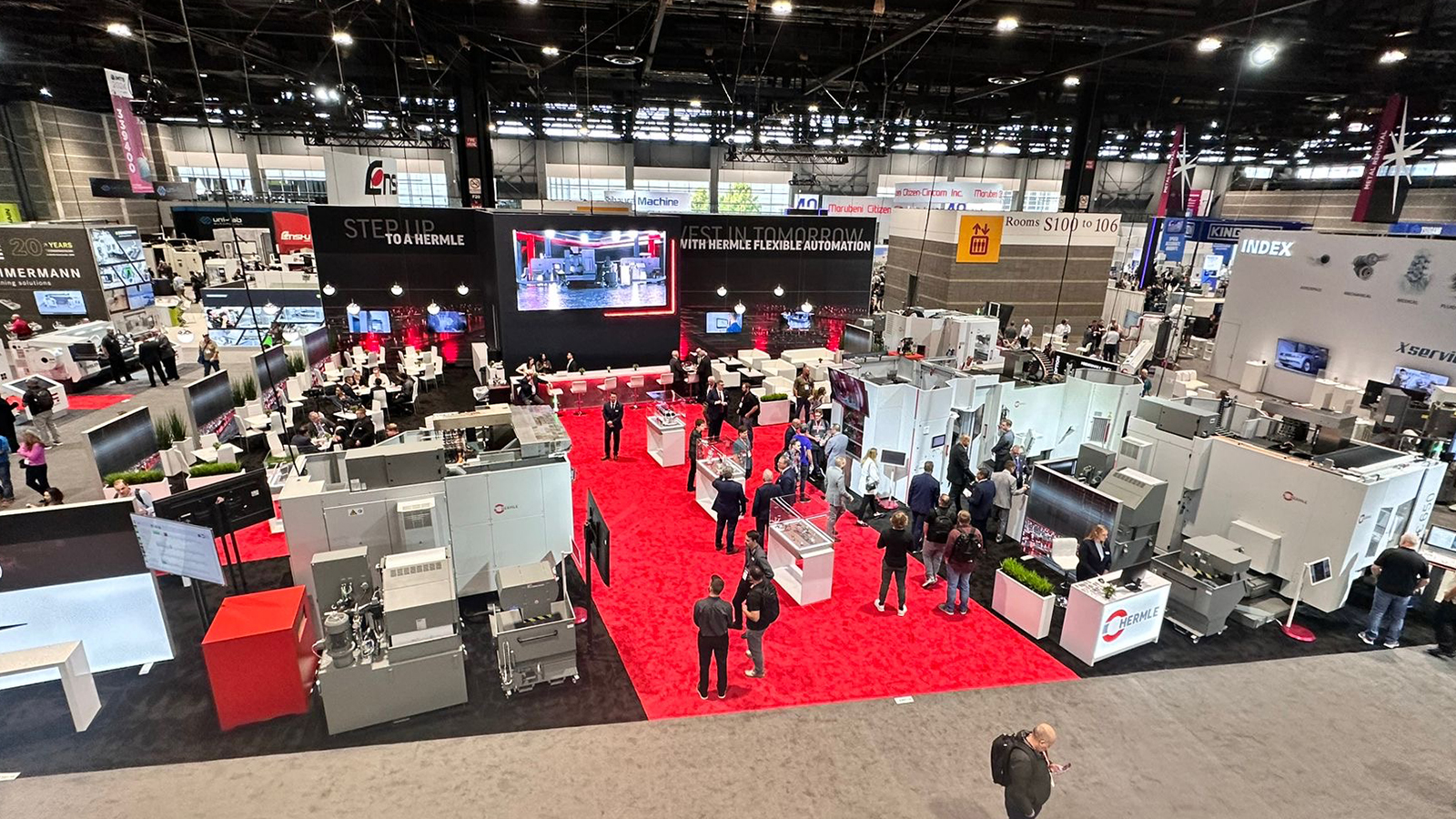 HERMLE IMTS booth overview wide