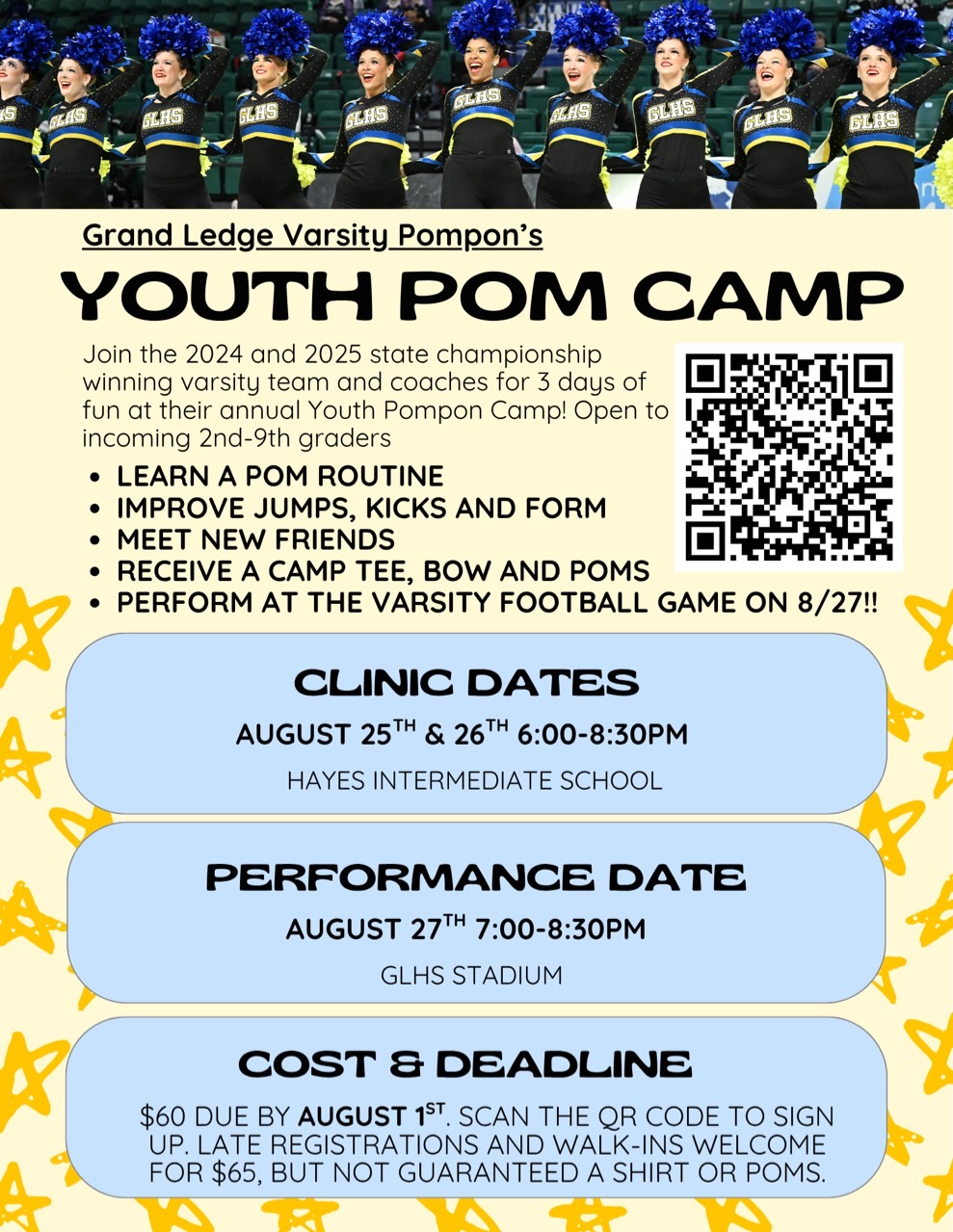 Youth Pom Camp Youth Pom Camp