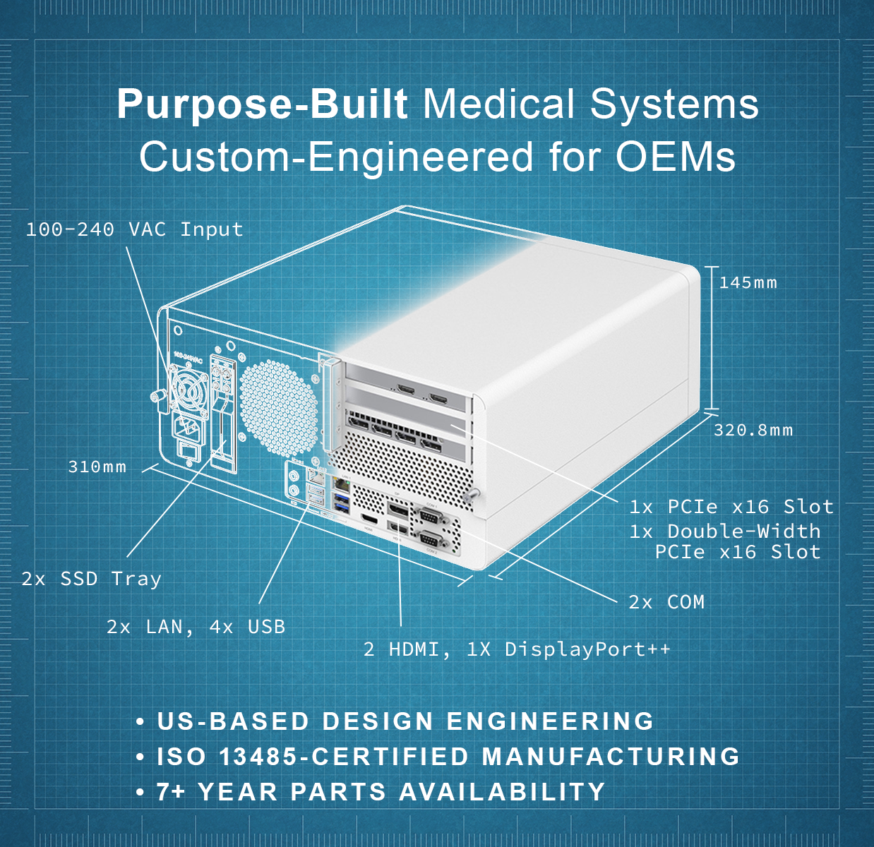 Axiomtek OEM ODM medical design engineering services, custom platform configuration and certification support