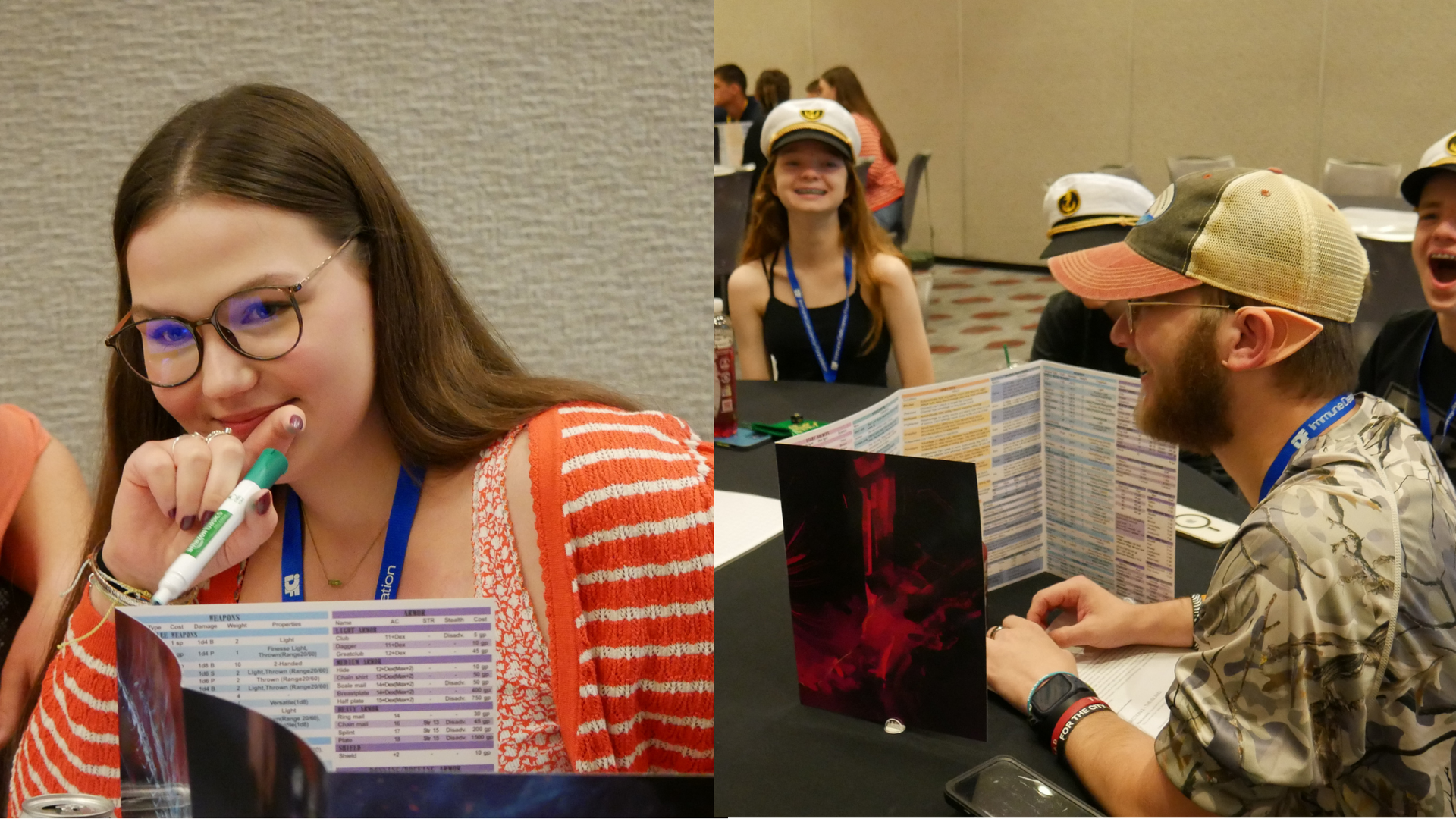 Collage of Teen Escape attendees Collage of Teen Escape attendees