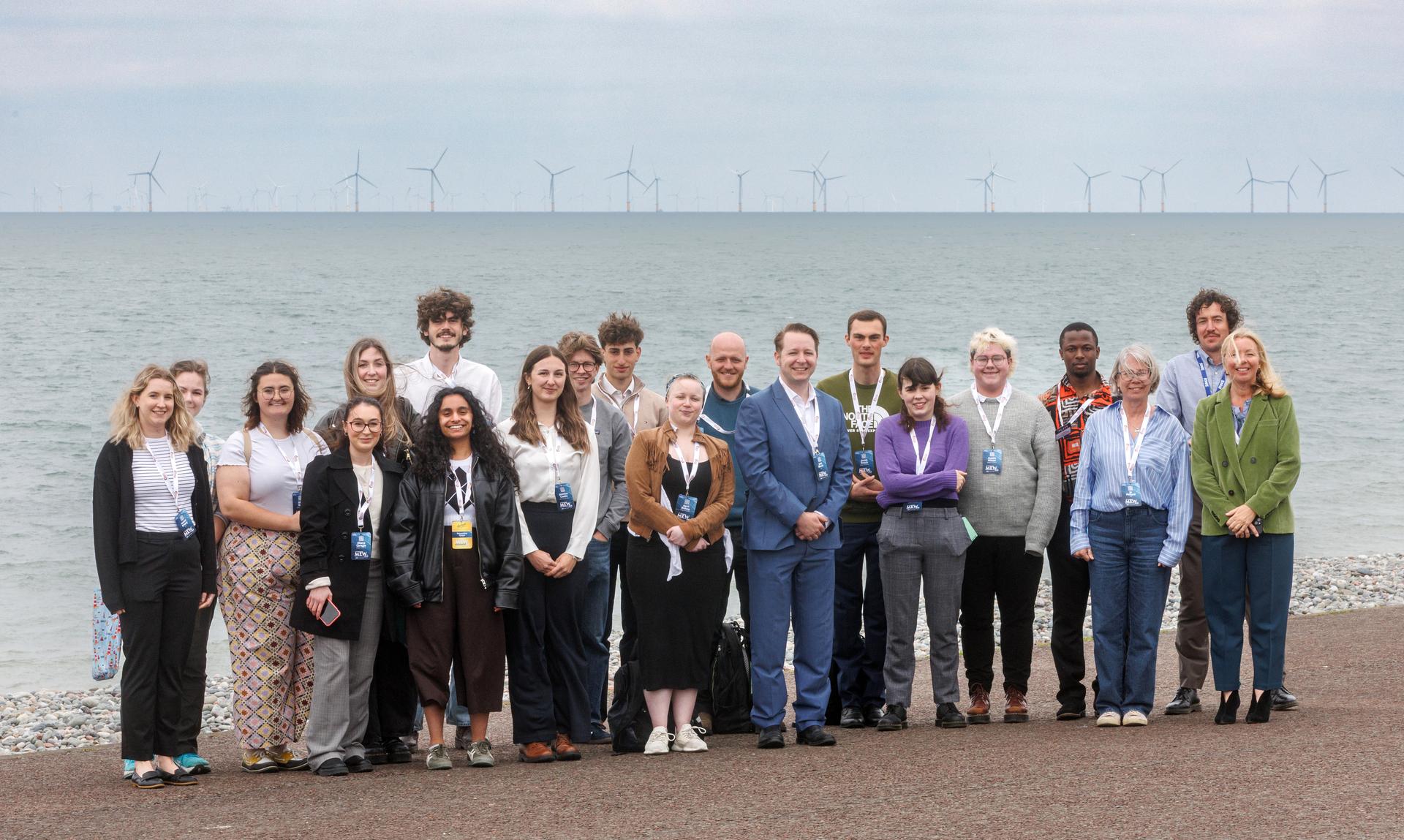 20 students from Welsh universities received free tickets courtesy of the Awel y Môr project