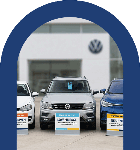 Peaceful Pricing pre-owned vehicles