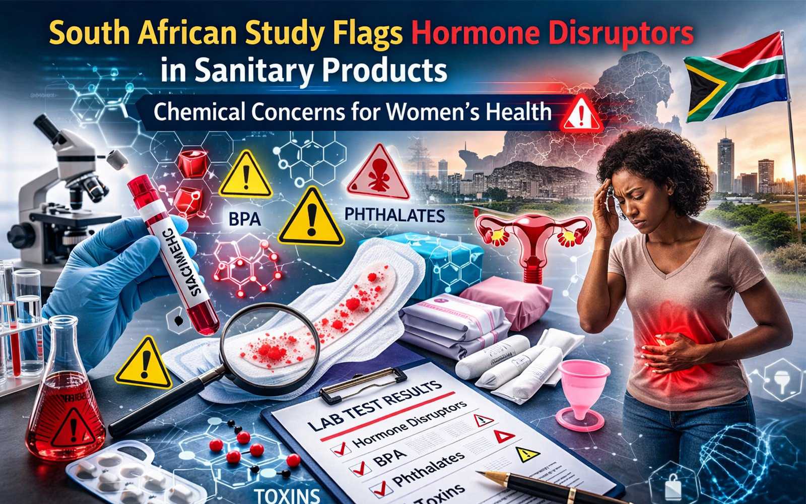 South African Study Flags Hormone Disruptors in Sanitary Products