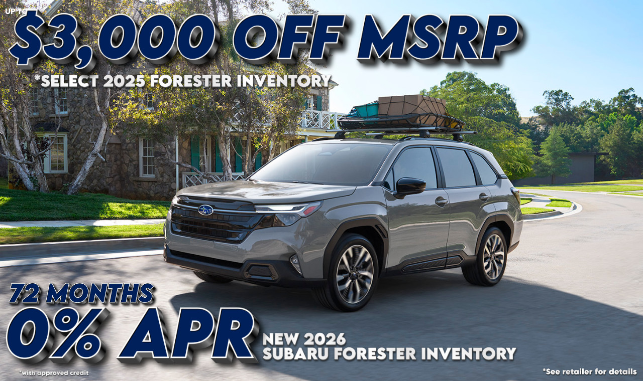 SUBARU FORESTER SPECIALS