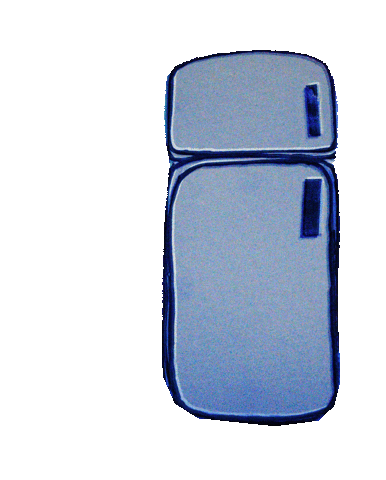 A fridge opening over and over again, kind of like working from home