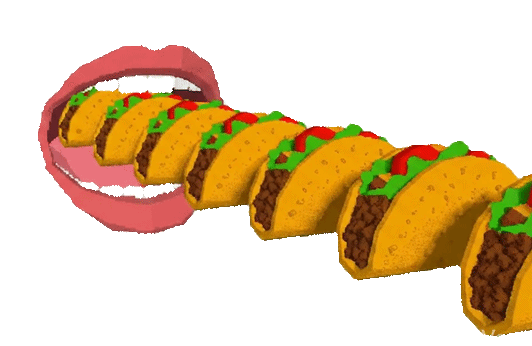 Just a casual visualization of eating a bunch of tacos